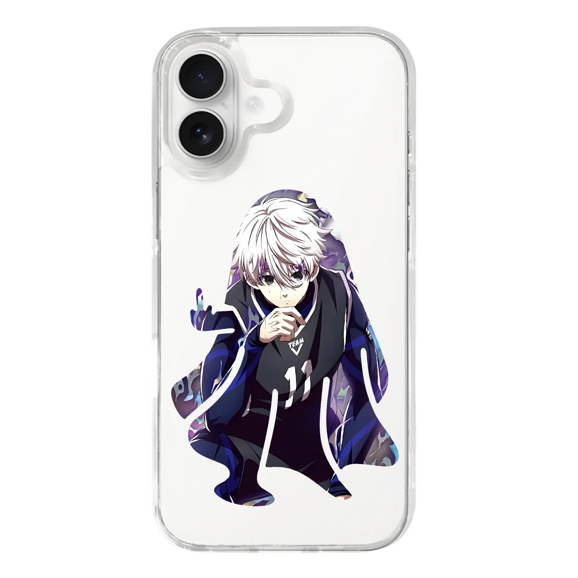 ブルーロック グッズ 凪 誠士郎 - iPhone 17シリーズ 透明スマホケース – 薄型・耐衝撃・精密フィット保護カバー